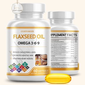 Flaxseed Oil Softgels Supplier - Heart Health Omega 3