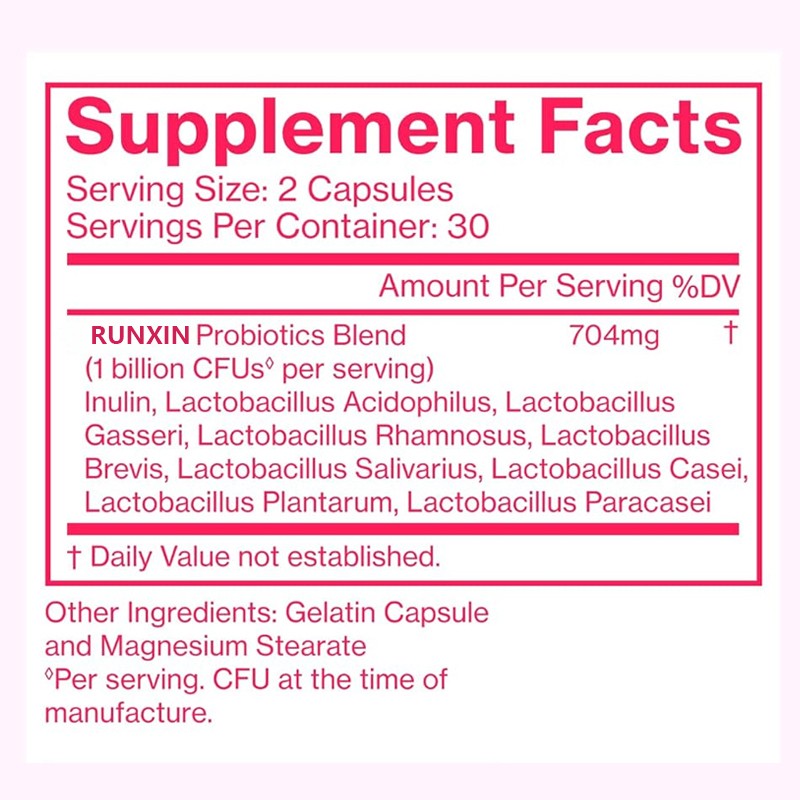 Probiotic Capsules Manufacturer - Private Label Women Vaginal