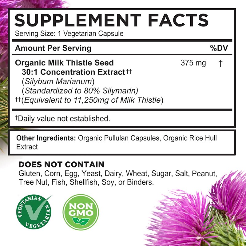 Liver Cleanse Capsules Manufacturer - Milk Thistle Beet Artichoke