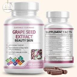 Grape Seed Capsules Supplier - 95% OPC Polyphenols Antioxidant