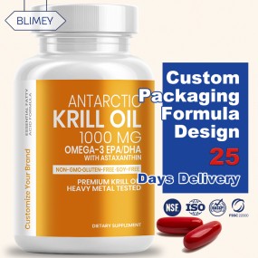 Krill Oil Softgels Factory - 1000mg Omega 3 EPA DHA