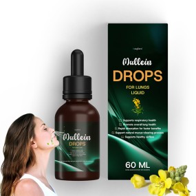 Lung Support Drops Factory - Natural Mullein Leaf Vegan