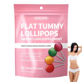 Slimming Lollipop Factory - OEM Fat Burning Fruit Flavor Candy