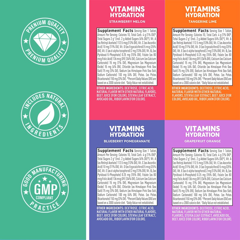 Electrolyte Tablets Supplier - Athletics Recovery Vitamin Mineral