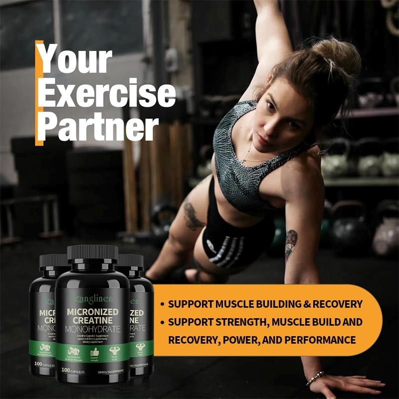 Creatine Capsules Factory - Gluten Free Micronized Monohydrate