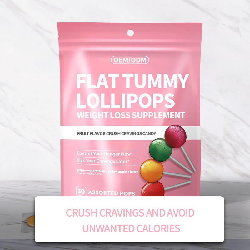 Slimming Lollipop Factory - OEM Fat Burning Fruit Flavor Candy