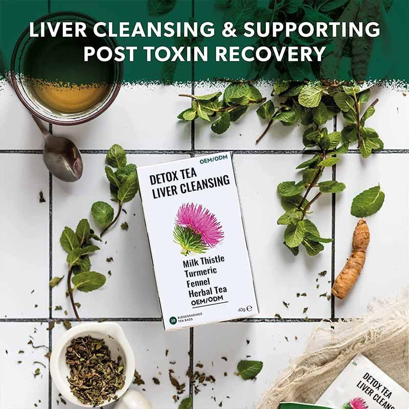 Liver Detox Tea Manufacturer - Milk Thistle Turmeric Cleanse