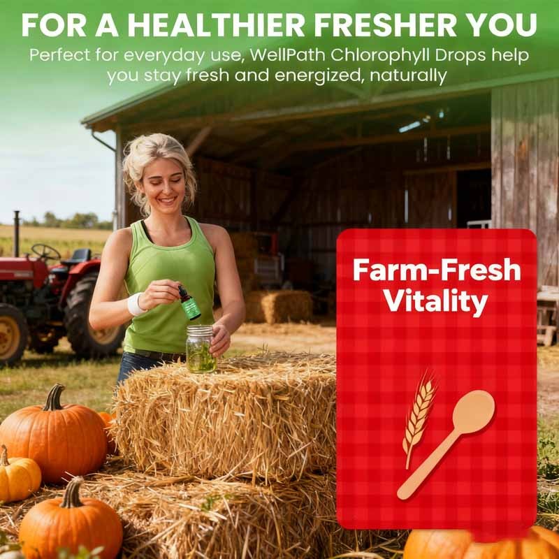 Chlorophyll Drops Factory - Vegan Copper Internal Deodorant