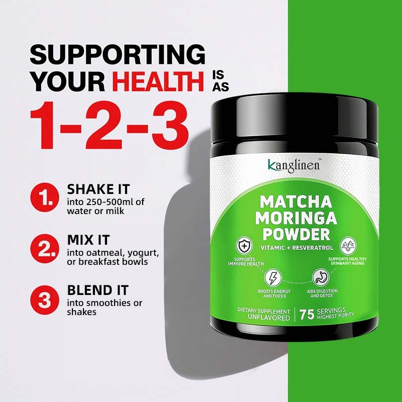 Matcha Powder Manufacturer - Organic Moringa Antioxidant Blend
