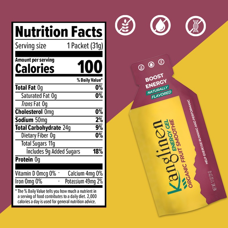 Sports Gel Manufacturer - Performance Boost Organic Fruit