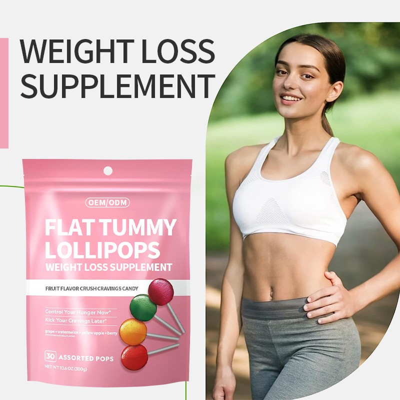 Slimming Lollipop Factory - OEM Fat Burning Fruit Flavor Candy