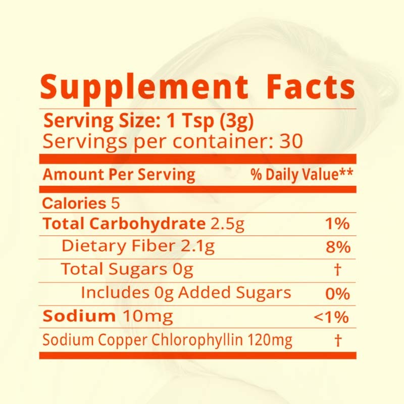 Chlorophyll Powder Supplier - Prebiotic Wheatgrass Detox Mix