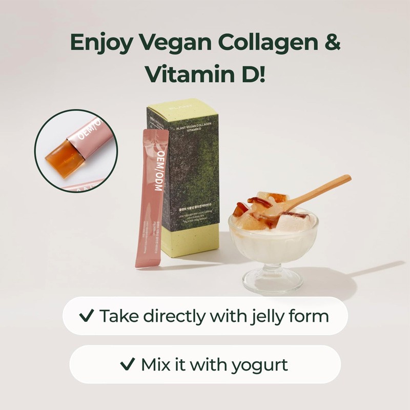 Vegan Collagen Jelly Factory - D3 Bone Health Wrinkle Reduce