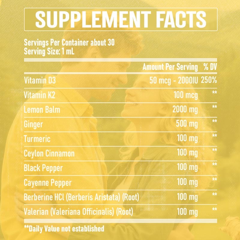 Relaxation Drops Factory - Lemon Balm Stress Relief Sleep