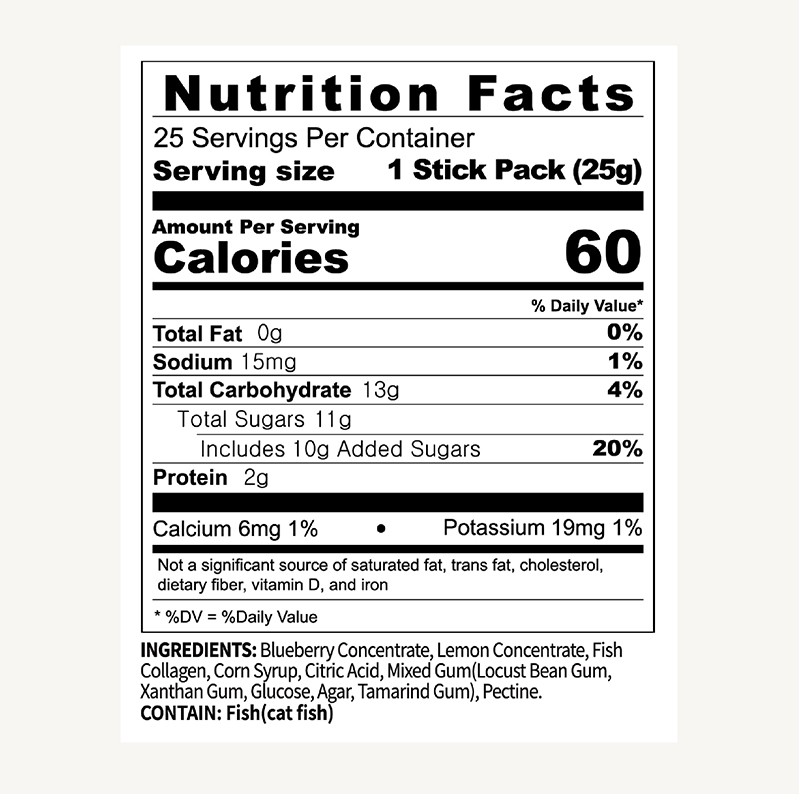 Marine Collagen Jelly Factory - Peptides Hair Skin Nails