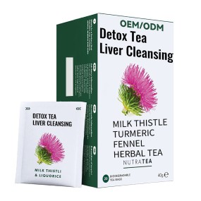 Liver Detox Tea Manufacturer - Milk Thistle Turmeric Cleanse