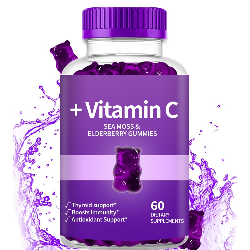 Vitamin C Gummies Supplier - OEM Seaweed Elderberry Customized