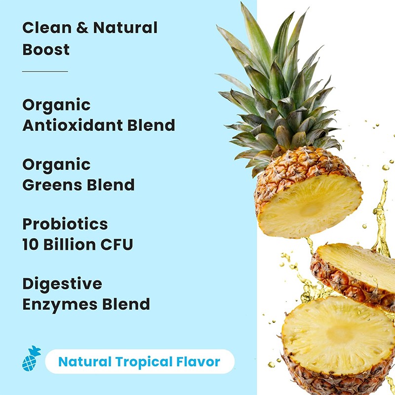 Super Greens Powder Factory - High Fiber Green Blend Superfood