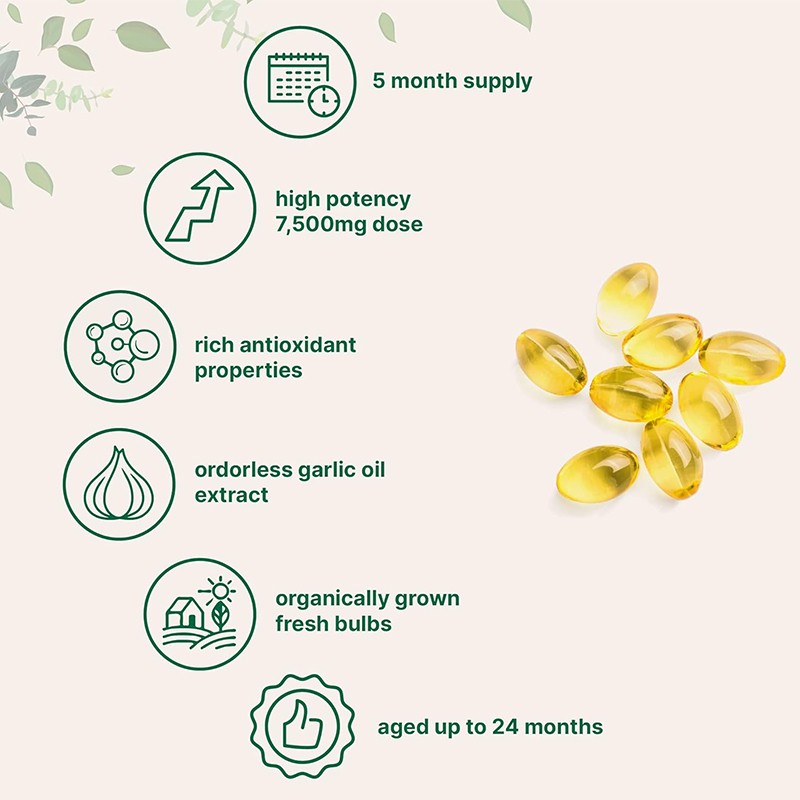 Garlic Oil Softgels Factory - Dietary Supplement Soft Capsules