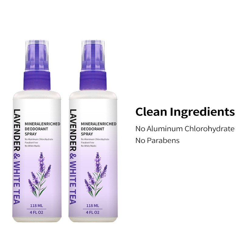 Deodorant Spray Supplier - Private Label Mineral Enriched Spray