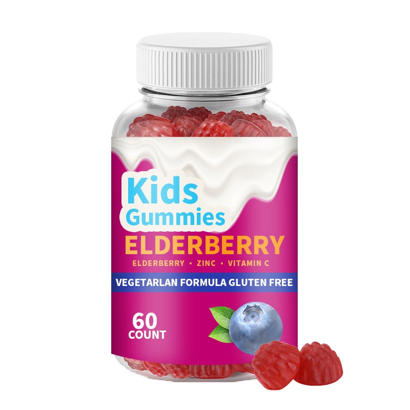 Elderberry Gummies Manufacturer - Kids Vitamin Zinc Oral Candy