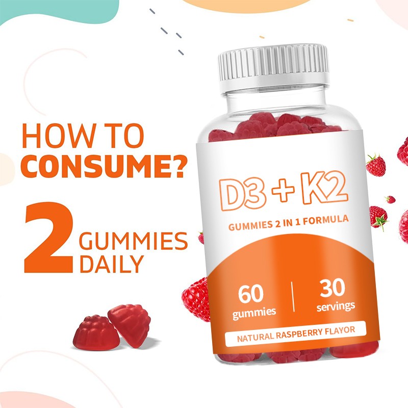 Vitamin D3 K2 Gummies Supplier - OEM Bone Health Supplement