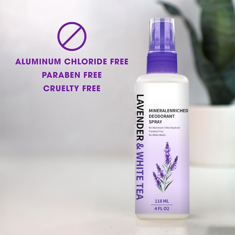 Deodorant Spray Supplier - Private Label Mineral Enriched Spray