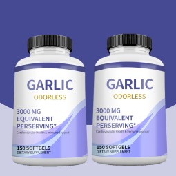 Garlic Oil Softgels Manufacturer - Direct Factory Dietary Supplement