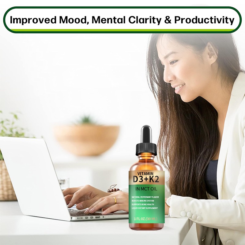 Vitamin D3 K2 Drops Supplier - OEM Immune Boost Supplement