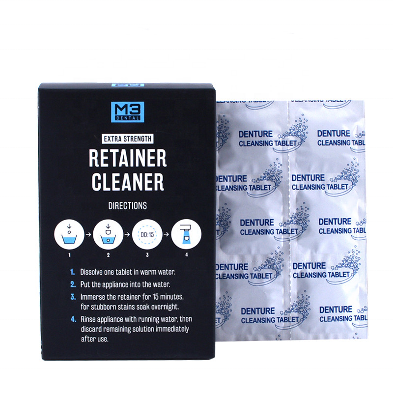 Retainer Cleansing Tablet Manufacturer - Wholesale Custom Packaging
