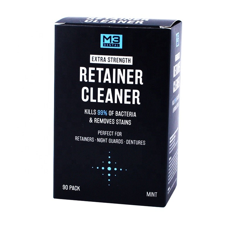 Retainer Cleansing Tablet Manufacturer - Wholesale Custom Packaging