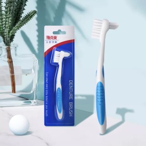 Denture Cleaning Brushes Manufacturer - Premium Angled Double Sided