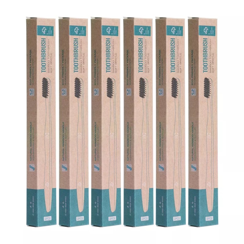 Bamboo Toothbrush Factory - Protection Charcoal Toothbrush