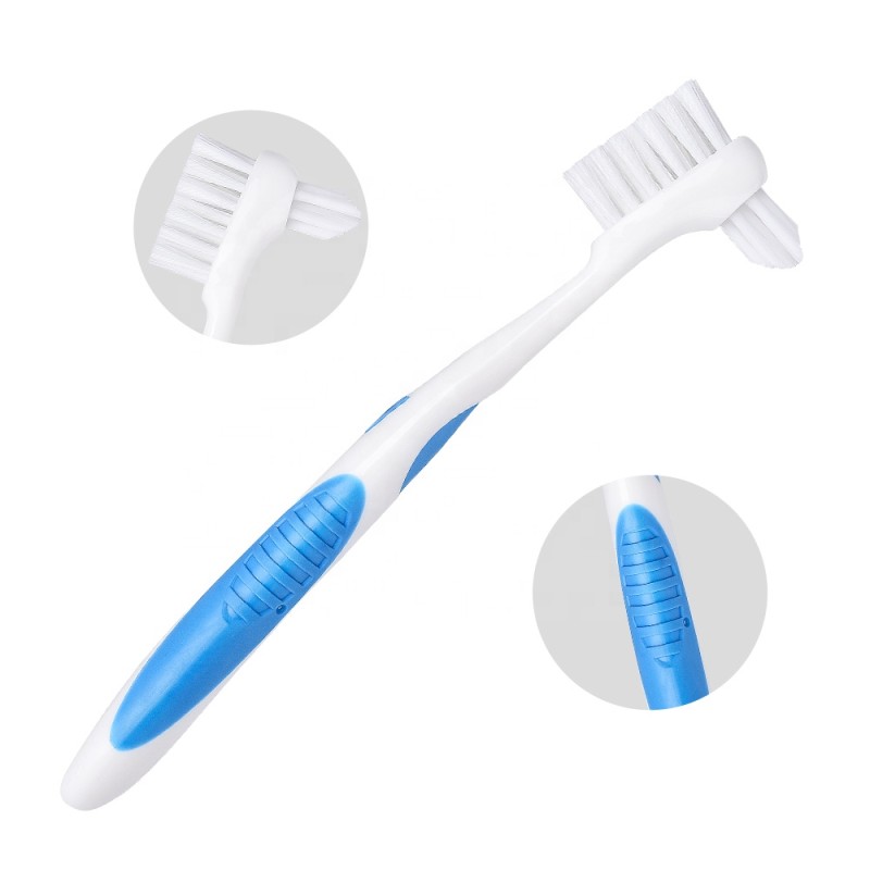 Denture Cleaning Brushes Manufacturer - Premium Angled Double Sided