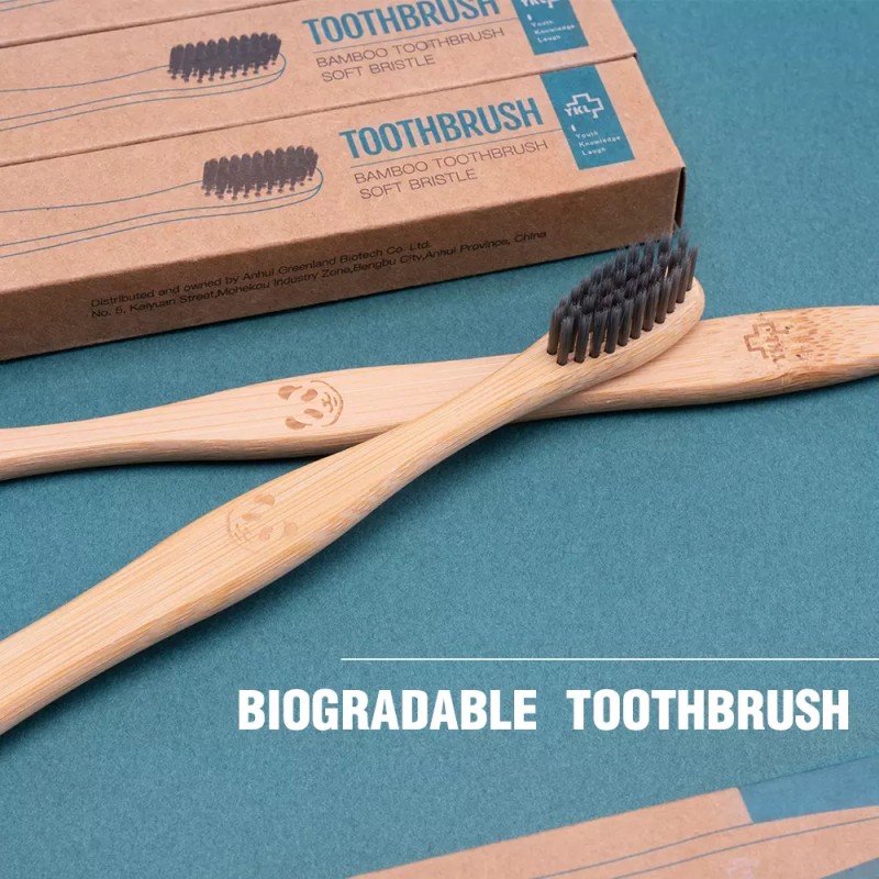 Bamboo Toothbrush Factory - Protection Charcoal Toothbrush