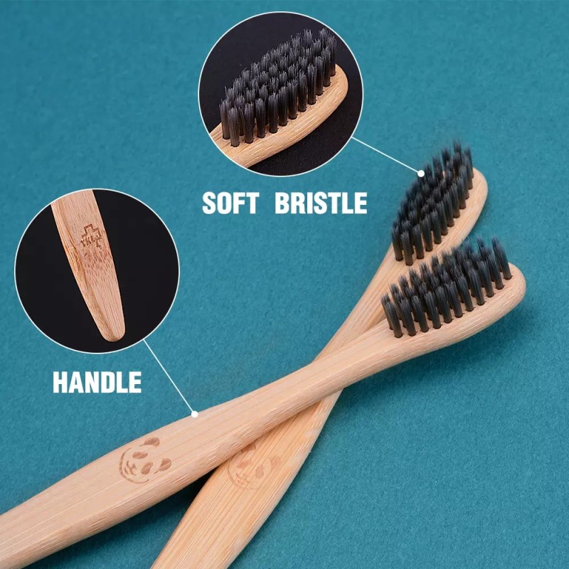 Bamboo Toothbrush Factory - Protection Charcoal Toothbrush