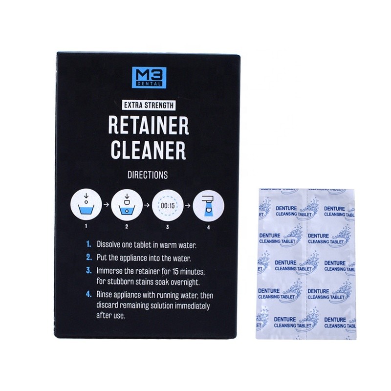 Retainer Cleansing Tablet Manufacturer - Wholesale Custom Packaging