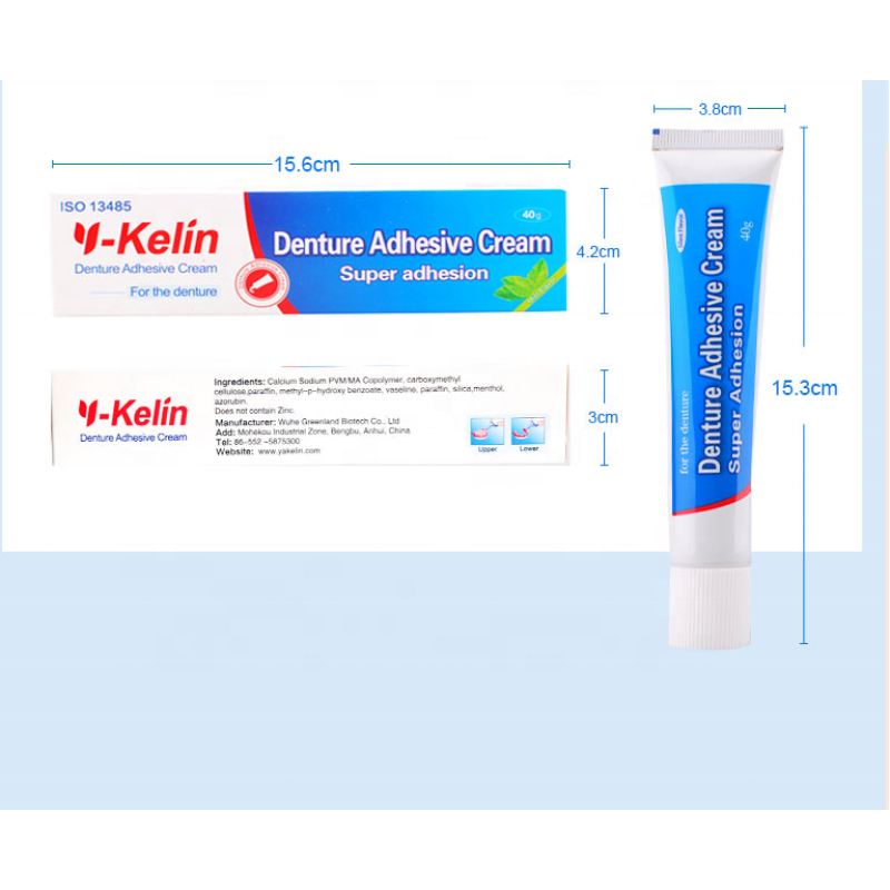 Denture Adhesive Cream Factory - Ykelin Extra Strong Fixing