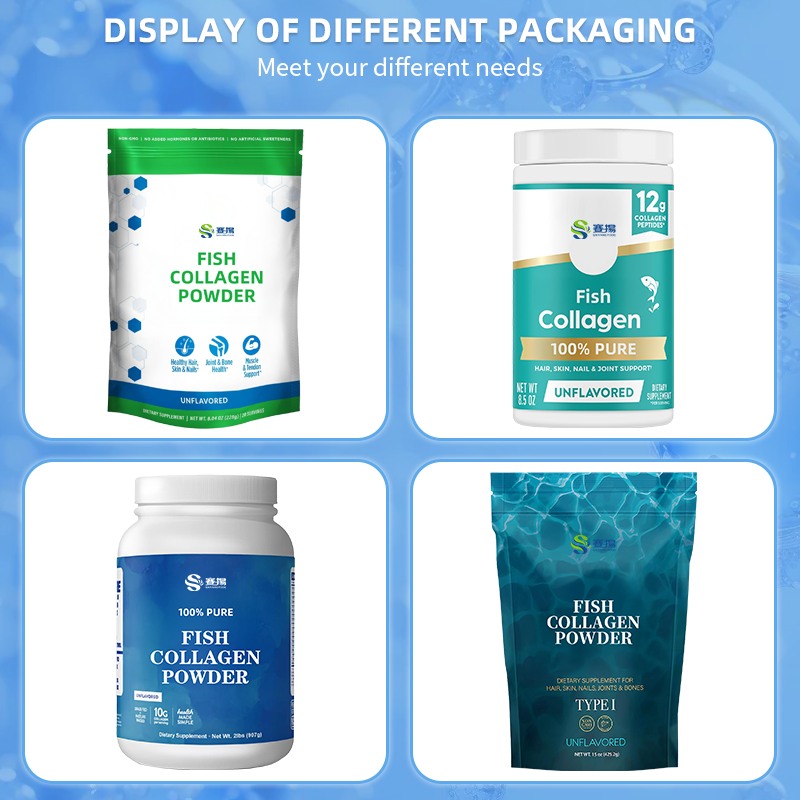 Private Label Collagen Powder Marine Collagen Healthy Supplement Hydrolyzed Fish Collagen Powder