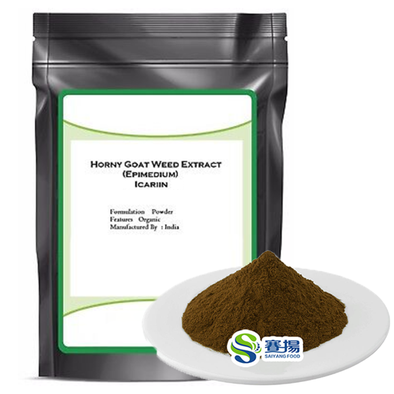 Icariin 10% 20%50% 60% 98% Best Selling Plant Horny Goat Weed Extract Powder Themra Epimedium Extract