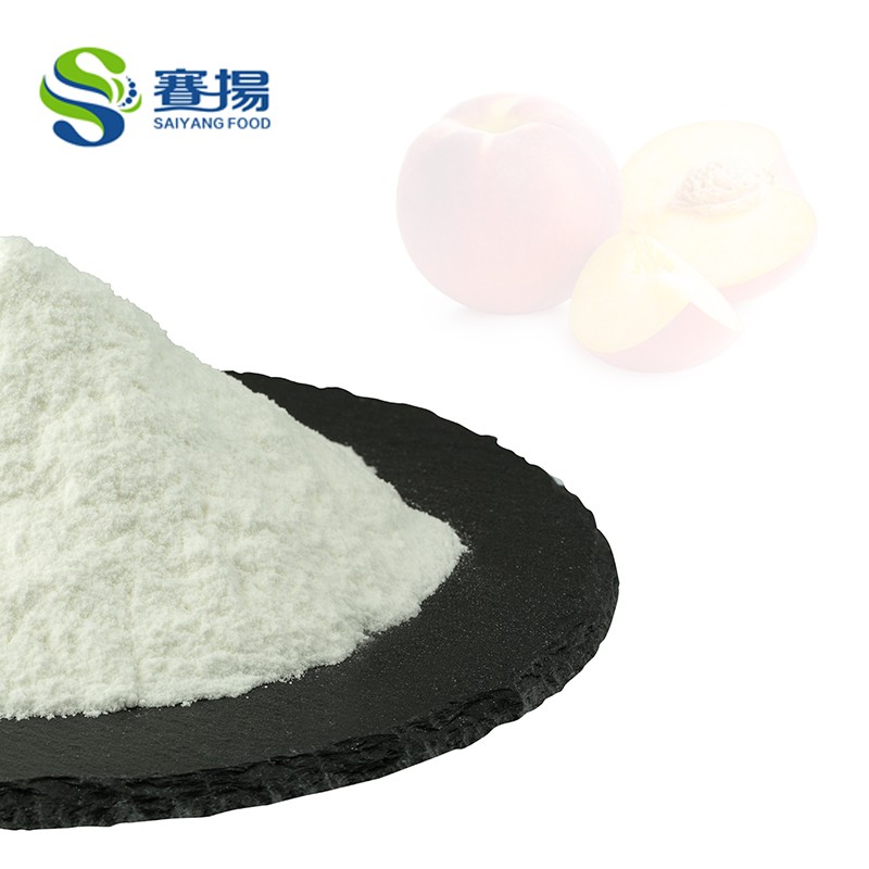Food Grade 100% Pure Peach Powder Honey Peach Juice Powder Wild Cultivated White Appearance M.O.Q. 1kg Packaged in Drum