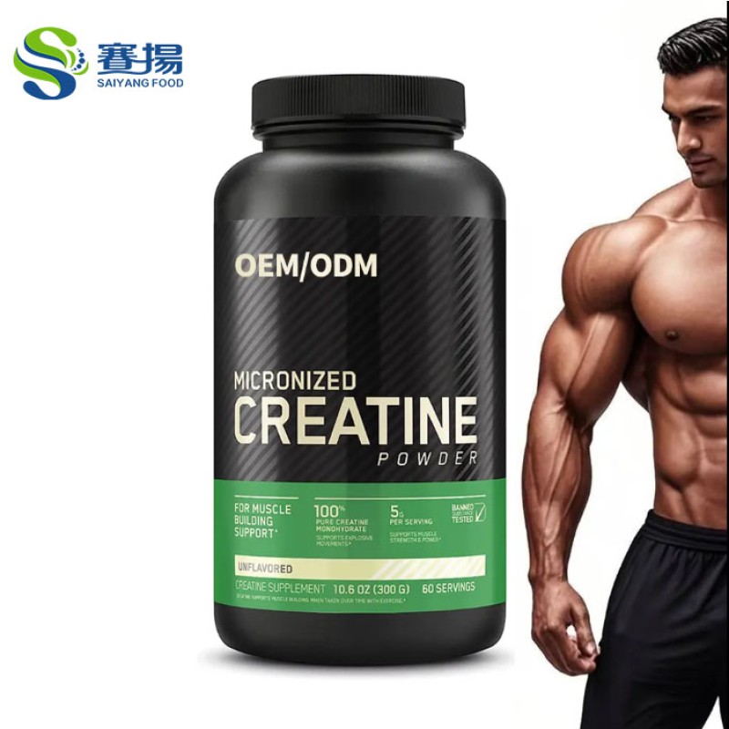 Factory Supply Creatine Monohydrate Powder Fast Muscle Building Creatine Micronized Fitness Sports Nutrition Creatine Powder