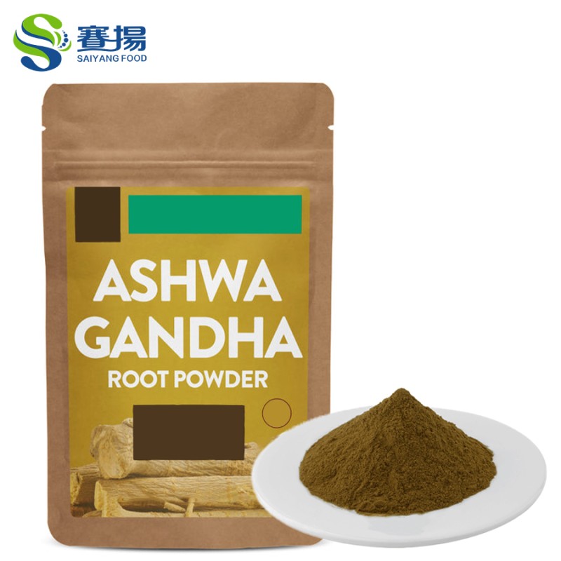 2.5% Withanolides Ashwagandha Extract Wild-Cultivated Food Grade Herbal Root Powder Natural Supplements Drum Packaging