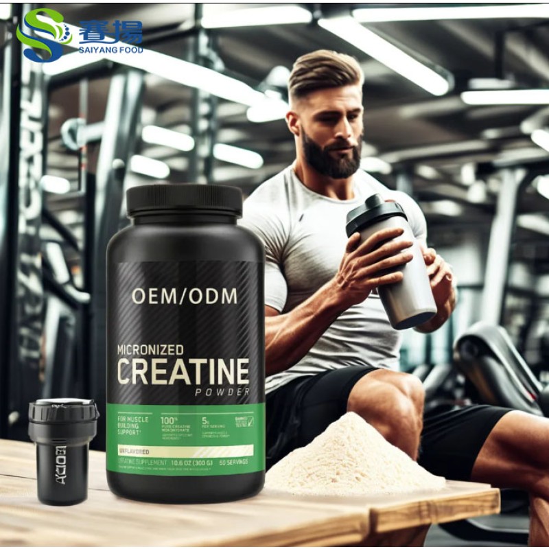 Factory Supply Creatine Monohydrate Powder Fast Muscle Building Creatine Micronized Fitness Sports Nutrition Creatine Powder