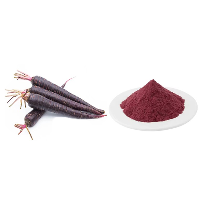 Natural Pigment Water Soluble Black Carrot Powder Purple Carrot Extract Pigment Powder E50