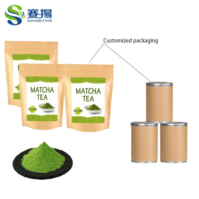 ISO Factory Supply Organic Custom Ceremonial Matcha Sachet Bag 50g Grade Organic Matcha Tea Powder