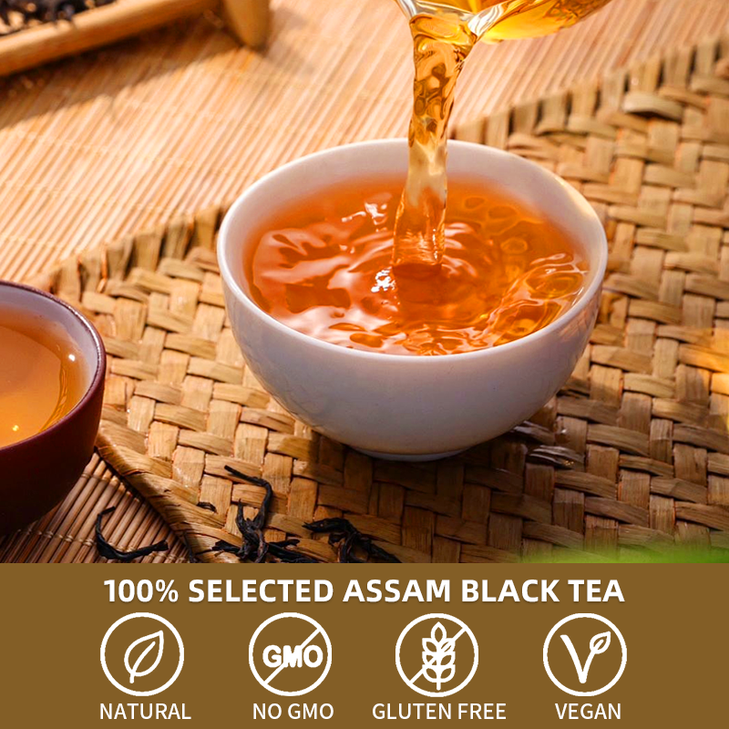 Instant Black Tea Powder Ceylon/Kenyan/Assam Black Tea Extract Powder 100% Pure Water Soluble Black Tea Powder