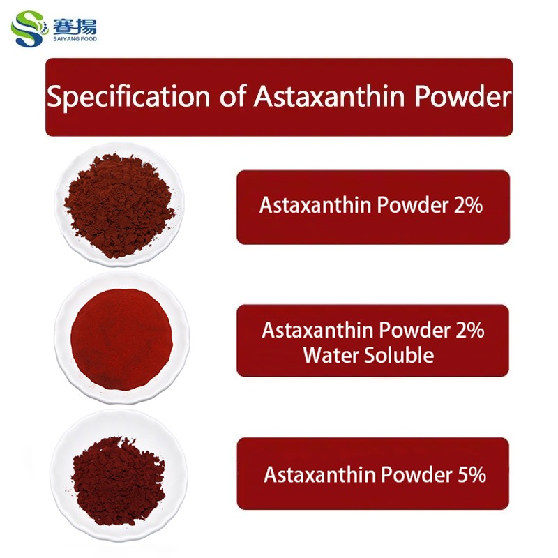 Bulk Organic Food Grade Astaxanthin Extract Pluvialis Extract 1% 2% 5% Sciencarin Natural Astaxanthin Powder Price 1kg