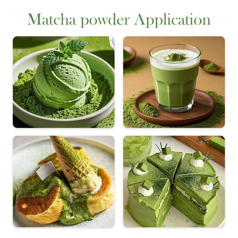 Private Label OEM Organic 6A Ceremonial Grade Green Matcha Tea Powder Tin 30g  Packaging High in Vitamin Content