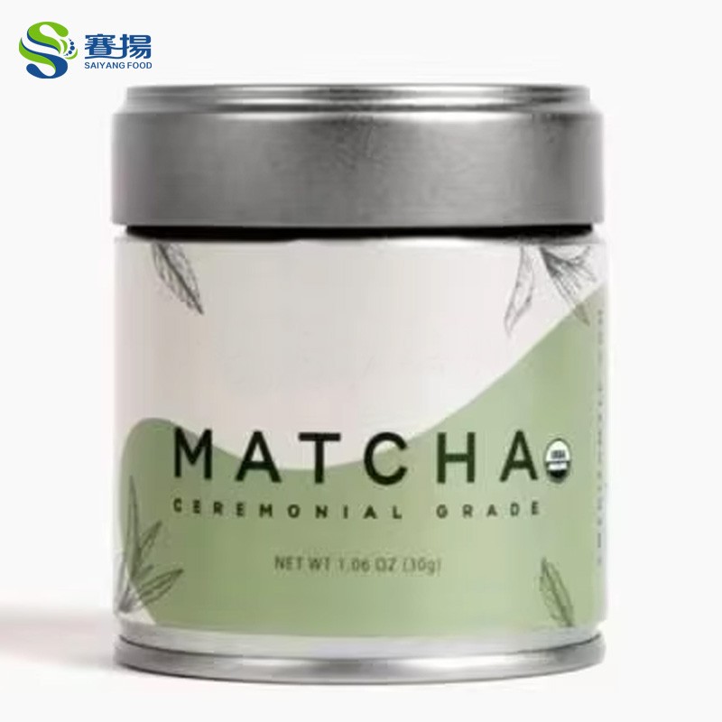 ISO Factory Supply Organic Custom Ceremonial Matcha Sachet Bag 50g Grade Organic Matcha Tea Powder